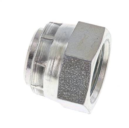 End Cap G3/8'' Steel with External Hex 60° cone 425bar (5971.25psi) Hydraulic [2 Pieces]