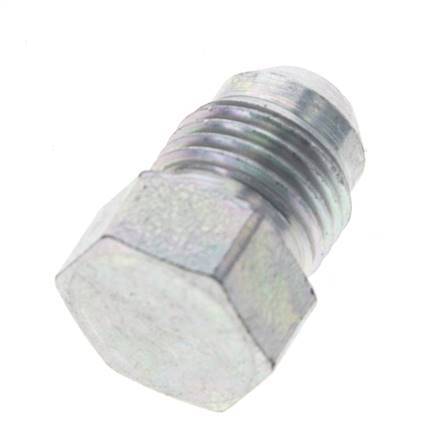 JIC Plug UNF 1/2''-20 Steel 275bar (3863.75psi) [5 Pieces]