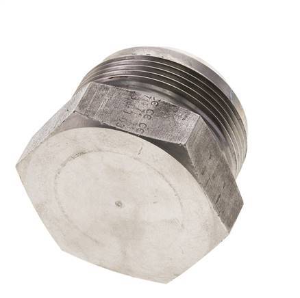 JIC Plug UN 1-7/8''-12 Stainless steel 100bar (1405.0psi)
