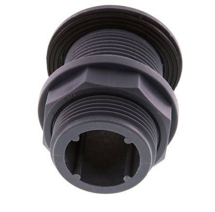 Conexión roscada para grifos de vaciado G1 1/4'' DN13 Pasamuros Polipropileno (pp) EPDM 10bar (140.5psi) FDA