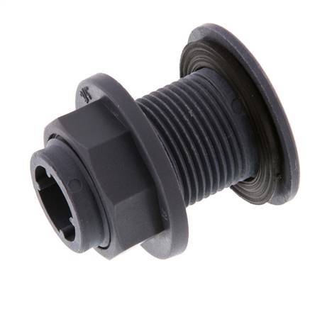 Conexión roscada para grifos de vaciado G3/4'' DN29.5 Pasamuros Polipropileno (pp) EPDM 10bar (140.5psi) FDA