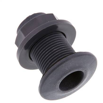 Conexión roscada para grifos de vaciado G3/4'' DN29.5 Pasamuros Polipropileno (pp) EPDM 10bar (140.5psi) FDA