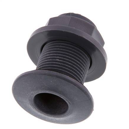 Conexión roscada para grifos de vaciado G3/4'' DN29.5 Pasamuros Polipropileno (pp) EPDM 10bar (140.5psi) FDA