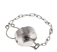 Tuerca de sombrerete Rd34 X 1/8'' DN 15 Acero inoxidable 1.4404 NBR DIN 11851 FDA 21 con cadena