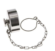 Tuerca de sombrerete Rd44 X 1/6'' DN 20 Acero inoxidable 1.4404 NBR DIN 11851 FDA 21 con cadena