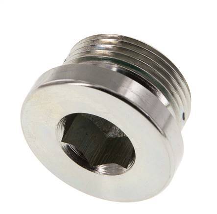 Tapón M33 X 2 Acero FKM con hexágono interior 400bar (5620.0psi)