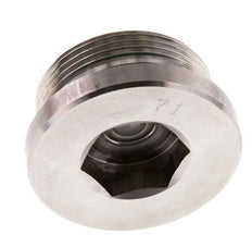 Tapón M42 X 2 Acero inoxidable FKM con hexágono interior 250bar (3512,5psi)