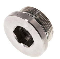 Tapón M42 X 2 Acero inoxidable FKM con hexágono interior 250bar (3512,5psi)