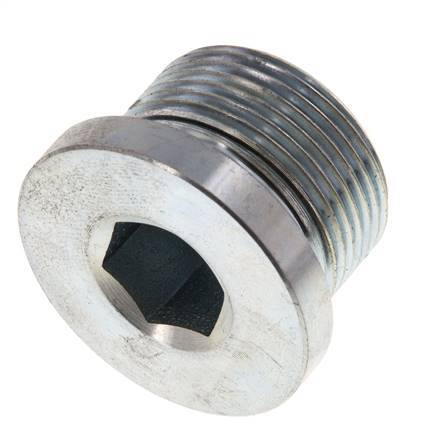 Tapón M26 X 1,5 Acero NBR con hexágono interior 400bar (5620,0psi)