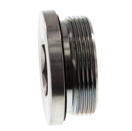 Tapón M48 X 2 Acero NBR con hexágono interior 250bar (3512.5psi)