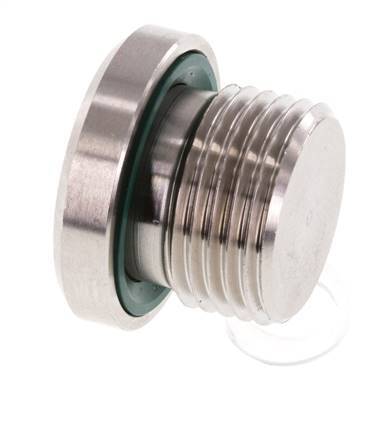 Tapón M18 X 1,5 Acero inoxidable FKM con hexágono interior 400bar (5620,0psi)