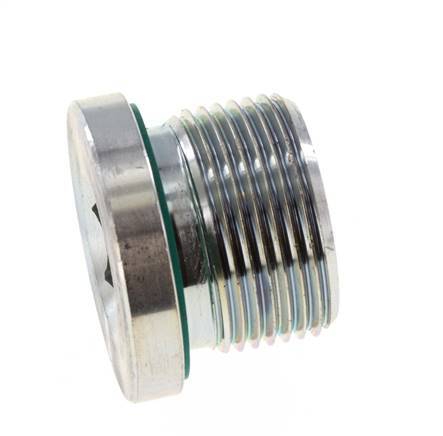 Tapón M24 X 1,5 Acero FKM con hexágono interior 400bar (5620,0psi)