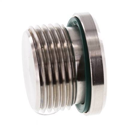 Tapón M27 X 2 Acero inoxidable FKM con hexágono interior 400bar (5620,0psi)