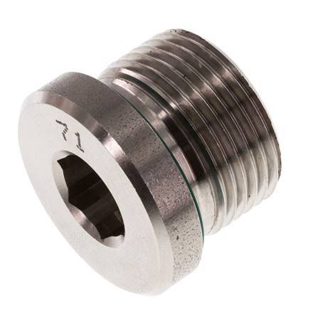 Tap n M22 X 1 5 Acero Inoxidable FKM Con Hex gono Interior 400bar 562 tap-n-m22-x-1-5-acero-inoxidable-fkm-con-hex-gono-interior-400bar-562