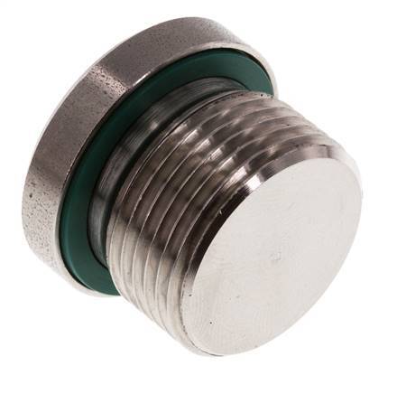 Tapón M22 X 1,5 Acero inoxidable FKM con hexágono interior 400bar (5620,0psi)