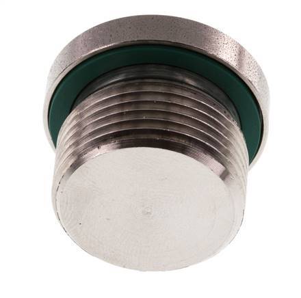 Tapón M22 X 1,5 Acero inoxidable FKM con hexágono interior 400bar (5620,0psi)