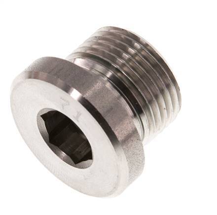 Tapón M20 X 1,5 Acero inoxidable FKM con hexágono interior 400bar (5620,0psi)