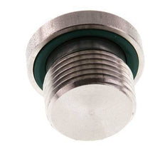 Tapón M20 X 1,5 Acero inoxidable FKM con hexágono interior 400bar (5620,0psi)