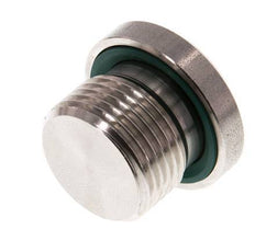 Tapón M20 X 1,5 Acero inoxidable FKM con hexágono interior 400bar (5620,0psi)