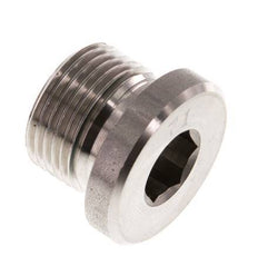 Tapón M20 X 1,5 Acero inoxidable FKM con hexágono interior 400bar (5620,0psi)