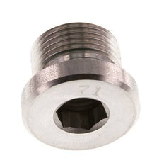 Tapón M20 X 1,5 Acero inoxidable FKM con hexágono interior 400bar (5620,0psi)