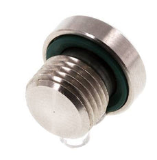 Tapón M10 X 1 Acero inoxidable FKM con hexágono interior 400bar (5620,0psi)