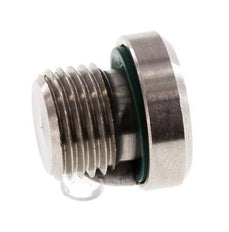 Tapón M10 X 1 Acero inoxidable FKM con hexágono interior 400bar (5620,0psi)