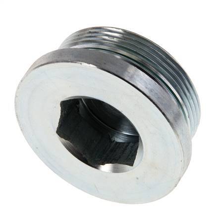 Tapón M48 X 2 Acero FKM con hexágono interior 250bar (3512.5psi)