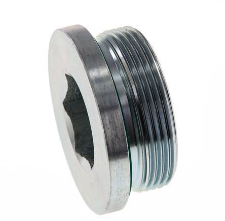 Tapón M48 X 2 Acero FKM con hexágono interior 250bar (3512.5psi)