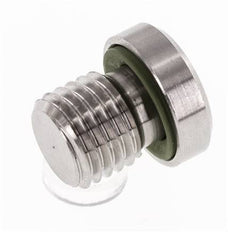 Tapón M12 X 1,5 Acero inoxidable FKM con hexágono interior 400bar (5620,0psi)