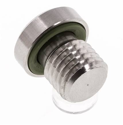 Tapón M12 X 1,5 Acero inoxidable FKM con hexágono interior 400bar (5620,0psi)