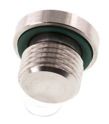 Tapón M16 X 1,5 Acero inoxidable FKM con hexágono interior 400bar (5620,0psi)