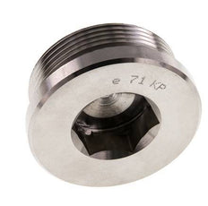 Tapón M48 X 2 Acero inoxidable FKM con hexágono interior 250bar (3512,5psi)