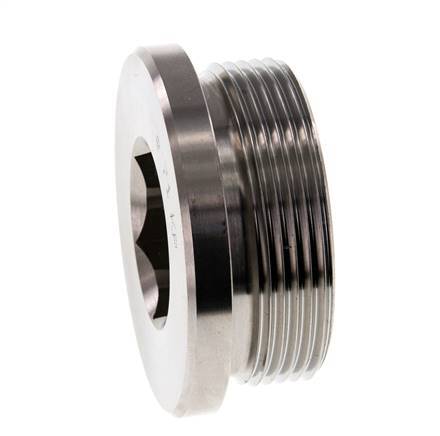 Tapón M48 X 2 Acero inoxidable FKM con hexágono interior 250bar (3512,5psi)
