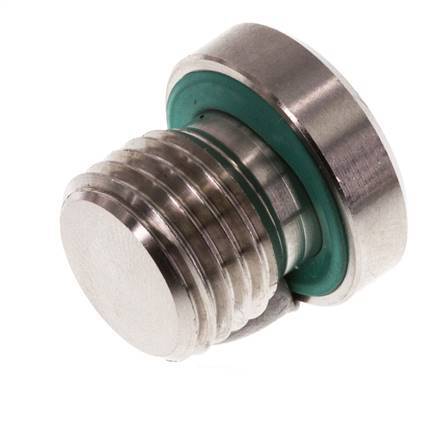 Tapón M14 X 1,5 Acero inoxidable FKM con hexágono interior 400bar (5620,0psi)