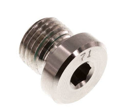 Tapón M14 X 1,5 Acero inoxidable FKM con hexágono interior 400bar (5620,0psi)