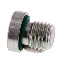 Plug M12 X 1.5 Steel FKM with Internal Hex 400bar (5620.0psi) [2 Pieces]