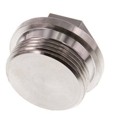 Tapón G1 1/4'' Acero inoxidable con collar y hexágono exterior 40bar (562,0psi)