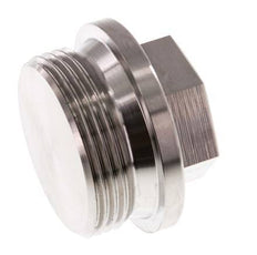 Tapón G1 1/4'' Acero inoxidable con collar y hexágono exterior 40bar (562,0psi)