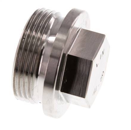 Tapón G1 1/4'' Acero inoxidable con collar y hexágono exterior 40bar (562,0psi)