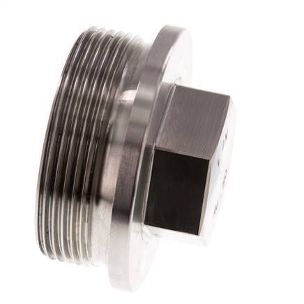Tapón G2'' Acero inoxidable con collar y hexágono exterior 40bar (562,0psi)