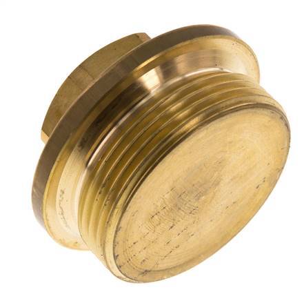 Plug G1 1/2'' Brass with Collar and External Hex 16bar (224.8psi)