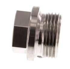 Tapón G1'' Acero inoxidable con collar y hexágono exterior 40bar (562,0psi)