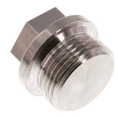 Tapón G1'' Acero inoxidable con collar y hexágono exterior 40bar (562,0psi)
