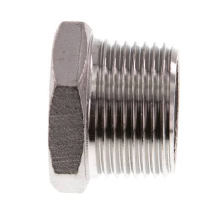Tapón R3/4'' Acero inoxidable con hexágono externo 16bar (224.8psi) [2 Piezas]