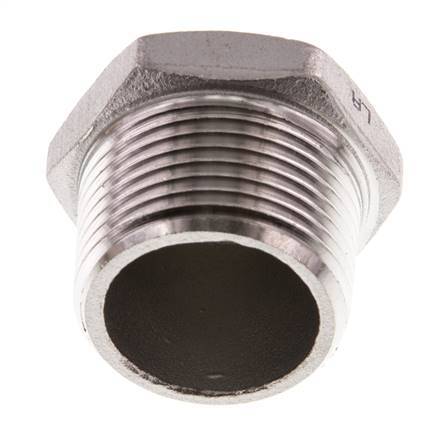 Tapón R3/4'' Acero inoxidable con hexágono externo 16bar (224.8psi) [2 Piezas]
