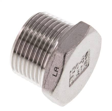 Tapón R3/4'' Acero inoxidable con hexágono externo 16bar (224.8psi) [2 Piezas]