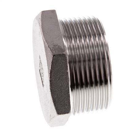 Tapón R1 1/2'' Acero inoxidable con hexágono exterior 16bar (224,8psi)