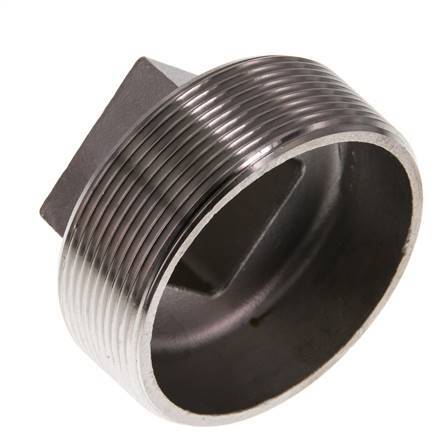 Tapón R2 1/2'' Acero inoxidable con cuadrado exterior 16bar (224.8psi)