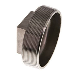 Tapón R4'' Acero inoxidable con cuadrado exterior 16bar (224.8psi)